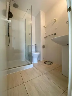 Un baño de Apartamento en Puerto con Terraza y Vistas al Mar