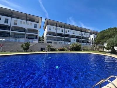 Piscina en o cerca de Apartamento en Puerto con Terraza y Vistas al Mar