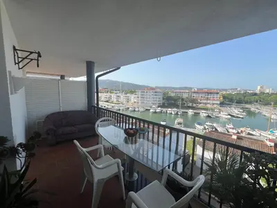 Un balcón o terraza de Apartamento en Puerto con Terraza y Vistas al Mar