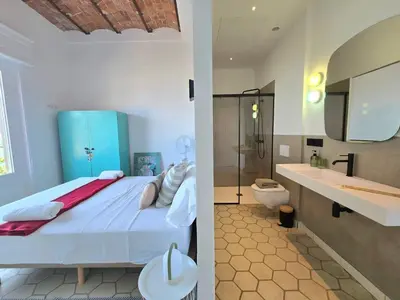 Un baño de Casa Mas Blau | Increíbles vistas frente al mar