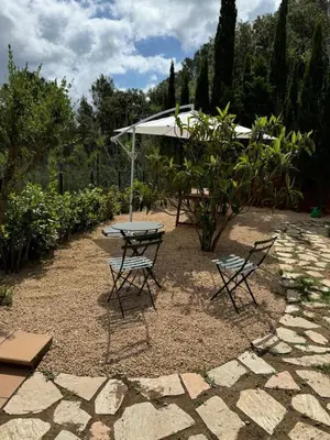 Jardín al aire libre en Villa Can Benet RENT IN BEGUR