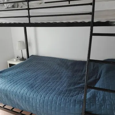 Cama o camas de una habitación en Bel appartement VUE MER