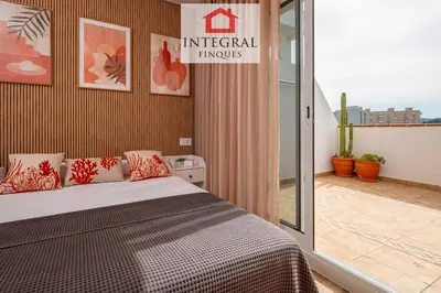 Cama o camas de una habitación en InStyle Apartament Palamós
