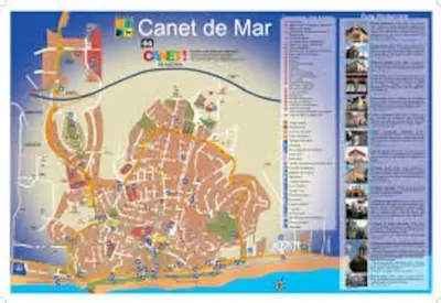 Plano de Apartment 3 minutes from the beach and train station on foot