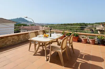 Paisaje cerca de esta villa