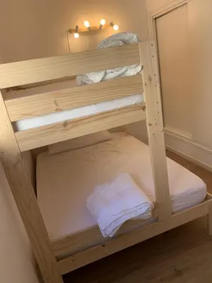 Cama o camas de una habitación en Precioso Duplex en Cala Salionç Tossa de Mar