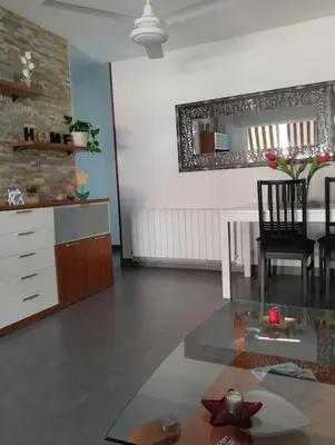 Una cocina o zona de cocina en Precioso apartamento equipado