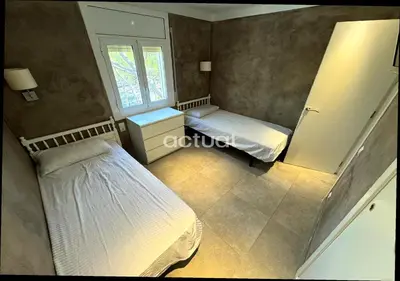 Cama o camas de una habitación en Edelweiss N5