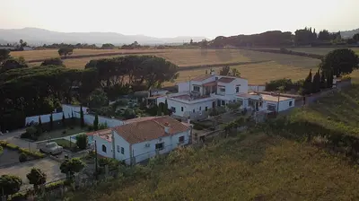 Paisaje cerca de esta villa