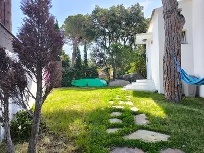 Jardín al aire libre en Casa Blanca