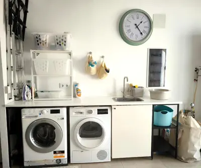 Una cocina o zona de cocina en Casa Blanca
