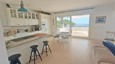 Una cocina o zona de cocina en Casa Blanca