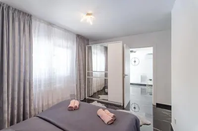 Cama o camas de una habitación en Villa Karina Lloret de Mar