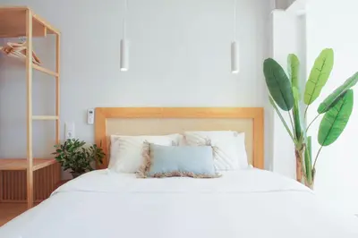 Cama o camas de una habitación en Lemon Beach Boutique Studio