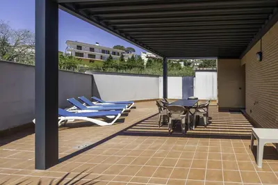 Plano de PJS – Terraza, Piscina y Parking en Tossa