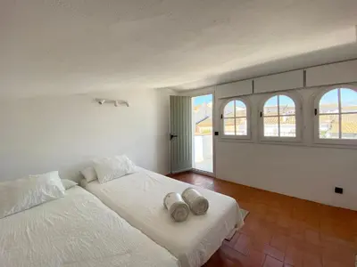 Cama o camas de una habitación en Casa BlauBegur - ref 056