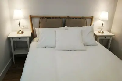 Cama o camas de una habitación en Habitación Sa Palomera con baño privado a 2 min del mar