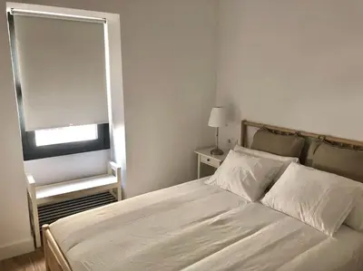 Cama o camas de una habitación en Habitación Sa Palomera con baño privado a 2 min del mar
