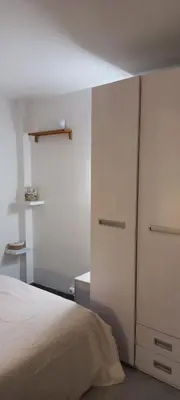 Cama o camas de una habitación en Apartament Platja d'Aro