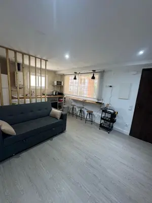 Zona de estar de Piso con jardín, de Playa Fenals