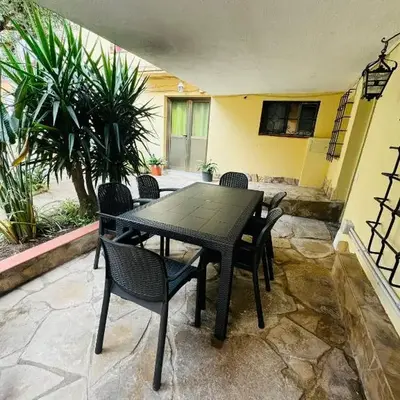 Piso con jardín