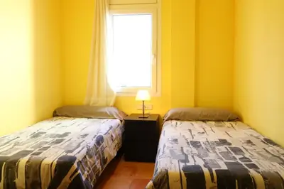Cama o camas de una habitación en Apartament Antic Plankton - Calella Palafrugell - Free Parking, Beach, Wifi, Perfect holidays