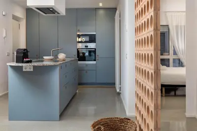 Una cocina o zona de cocina en Flateli Lorenzana 35 A