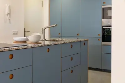 Una cocina o zona de cocina en Flateli Lorenzana 35 A