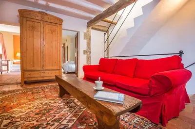 Zona de estar de Casa Torre Cruilles Big, Stylish, Modernized 'Castle' Prime Costa Brava with AC