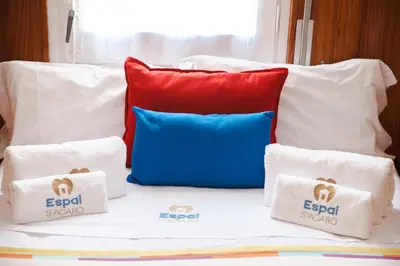 Cama o camas de una habitación en Casita al lado mar en S'Agaró