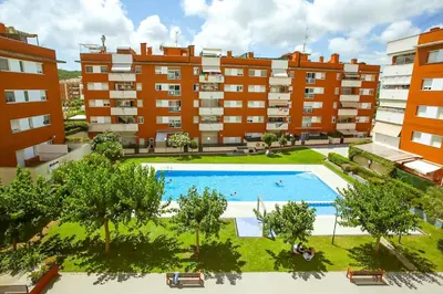 Piscina en o cerca de AL46 - Apartamento moderno playa Fenals