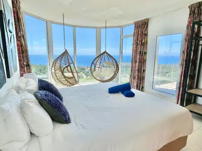 Cama o camas de una habitación en Villa Joie de Vivre