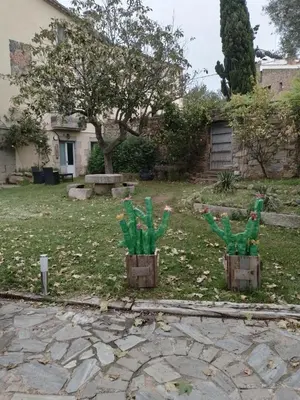 Jardín al aire libre en Casa turistica platja d'aro 2