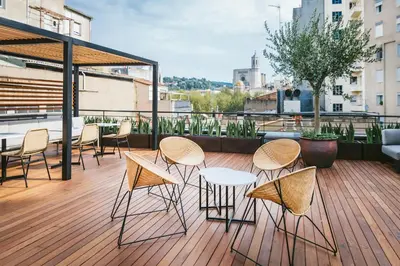 Un balcón o terraza de Hotel Ultonia