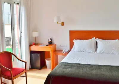 Cama o camas de una habitación en Hotel Ultonia