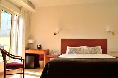 Cama o camas de una habitación en Hotel Ultonia