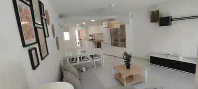 Una cocina o zona de cocina en Apartamentos Baymar Playa de Aro