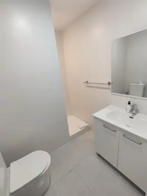 Un baño de Apartamentos Baymar Playa de Aro