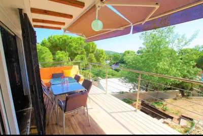 Un balcón o terraza de Casa Beach lloret de mar