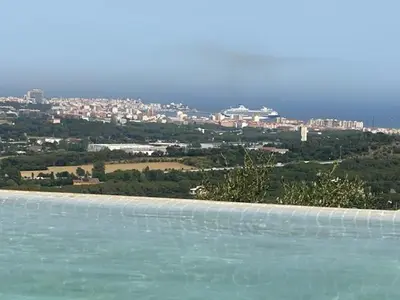 Paisaje cerca de esta villa