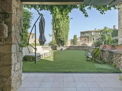 Jardín al aire libre en Rincón de Encanto en Pals