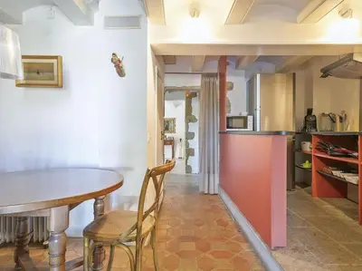 Una cocina o zona de cocina en Rincón de Encanto en Pals