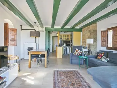 Una cocina o zona de cocina en Rincón de Encanto en Pals