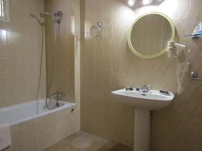 Un baño de Vintage Hotel Mercedes