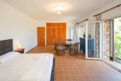 Cama o camas de una habitación en WELCS CASA IMPRESIONANTE 179 PDA con piscina privada