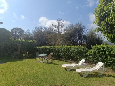 Jardín al aire libre en Appartement à S'Agaro, 1er étage, 3 chambres vue vallée, balcon