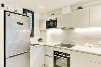 Una cocina o zona de cocina en Bounty apartment