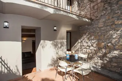 Zona de estar de PELEGRÍ - ONYARAPARTMENT's COM