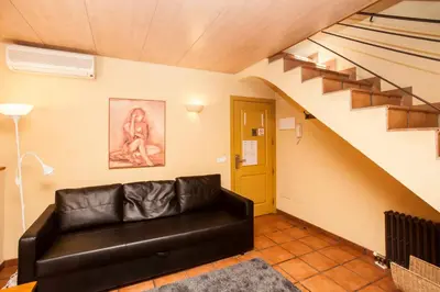 Zona de estar de PELEGRÍ - ONYARAPARTMENT's COM