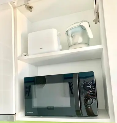 Una cocina o zona de cocina en LIttle Beach Studio